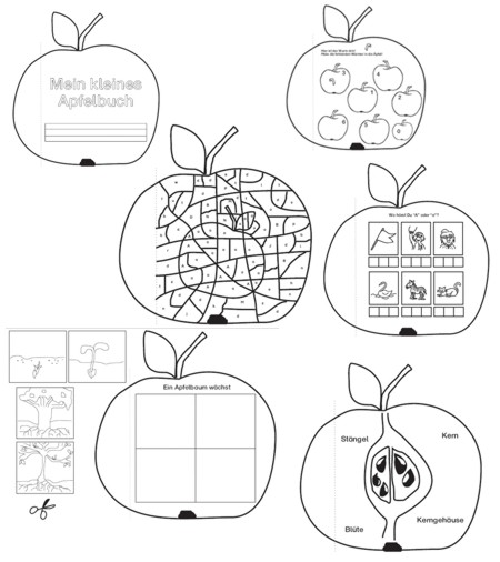 Das kleine Apfelbuch Arbeits- und Lehrmittel Deutsch