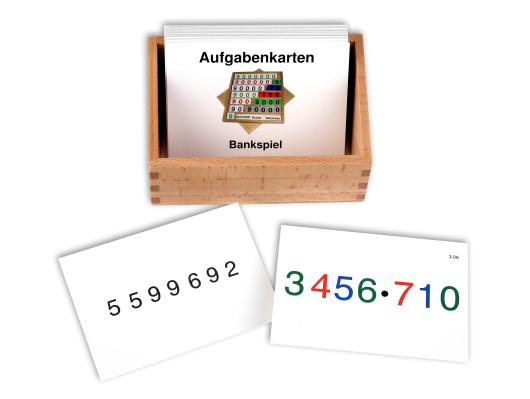 Aufgabenkarten zum Bankspiel