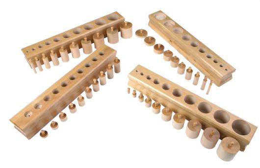 Einsatzzylinder - Montessori Material