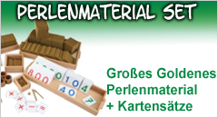 Goldenes Perlenmaterial und Kartensätze Goldenes Perlenmaterial und Kartensätze