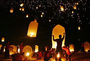 Skyballon, Skylaterne, Himmelslaterne
