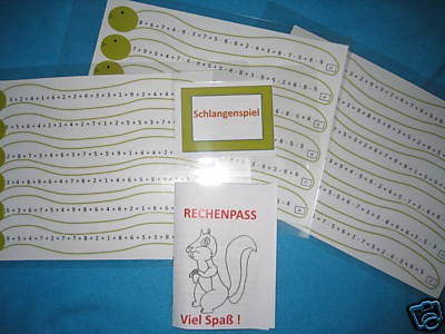 Aufgabenkarten f�r das Schlangenspiel (DOWNLOAD)
