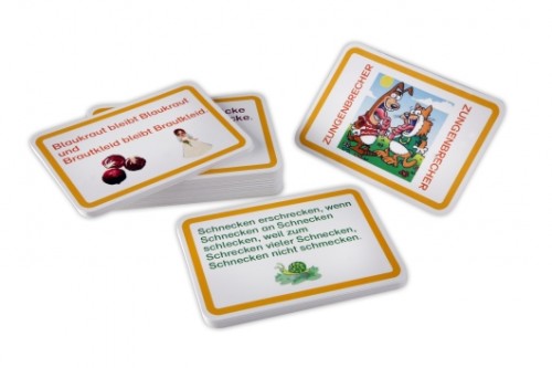 80 Zungenbrecher Lesekarten