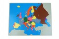 Montessori Puzzlekarte Europa