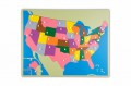 Puzzlekarte Amerika