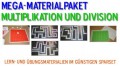 Megaset - Multiplikation und Division - 5 Materialien