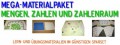 Megaset - Mengen, Zahlen und Zahlenraum - 4 Materialien