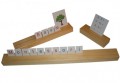 Setzleiste aus Naturholz - 15 cm