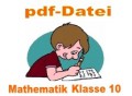 �bungsbl�tter Mathematik Klasse 10 (DOWNLOAD)