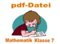 �bungsbl�tter Mathematik Klasse 7 (DOWNLOAD)