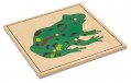 Puzzlekarte - Der Frosch