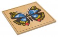 Puzzlekarte - Der Schmetterling