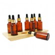 Geschmacksfl�schchen mit Holztablett