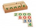 Gro�e Zahlentafeln aus Holz