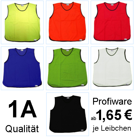 Leibchen, Markierungshemden Leibchen, Markierungshemden