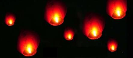 Gro&szlig;e Skyballons mit 10 min&uuml;tiger Flugdauer.