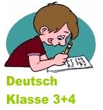 Deutsch Klasse 3+4 - &Uuml;bungsbl&auml;tter