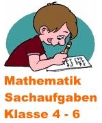 Sachaufgaben Klasse 4 bis 6 - &Uuml;bungsbl&auml;tter
