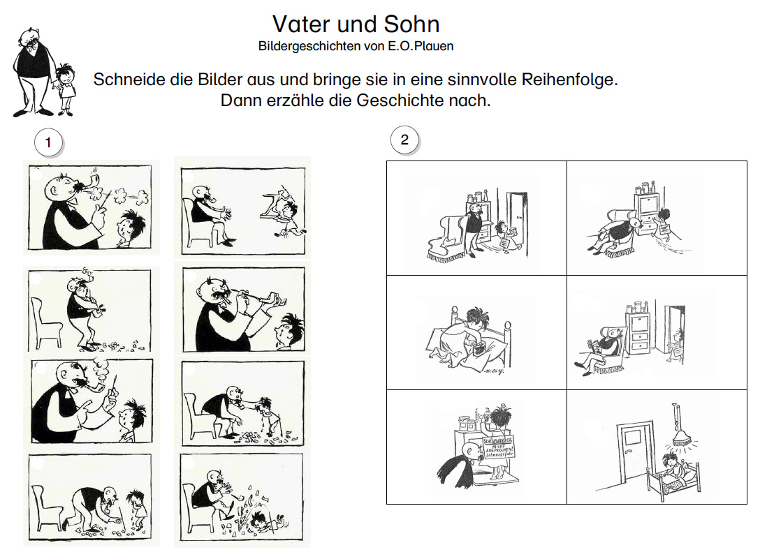 Sinnvolle Reihenfolge bilden