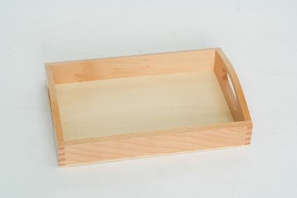 Großes Tablett aus Holz Großes Tablett