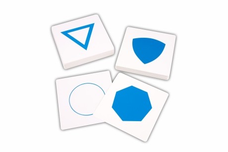 Geometrischer Kartensatz - Montessori Material