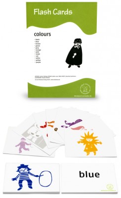 12 Bildkarten Englisch - colours 12 Bildkarten Englisch - Farben/colours