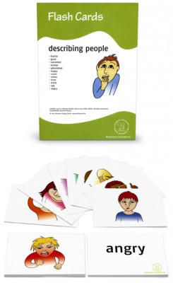 12 Bildkarten Englisch - describing people 12 Bildkarten Englisch - describing people