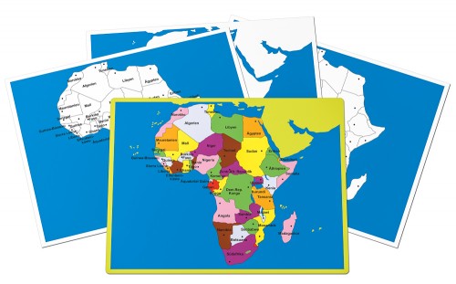 4 Kontrollkarten Afrika