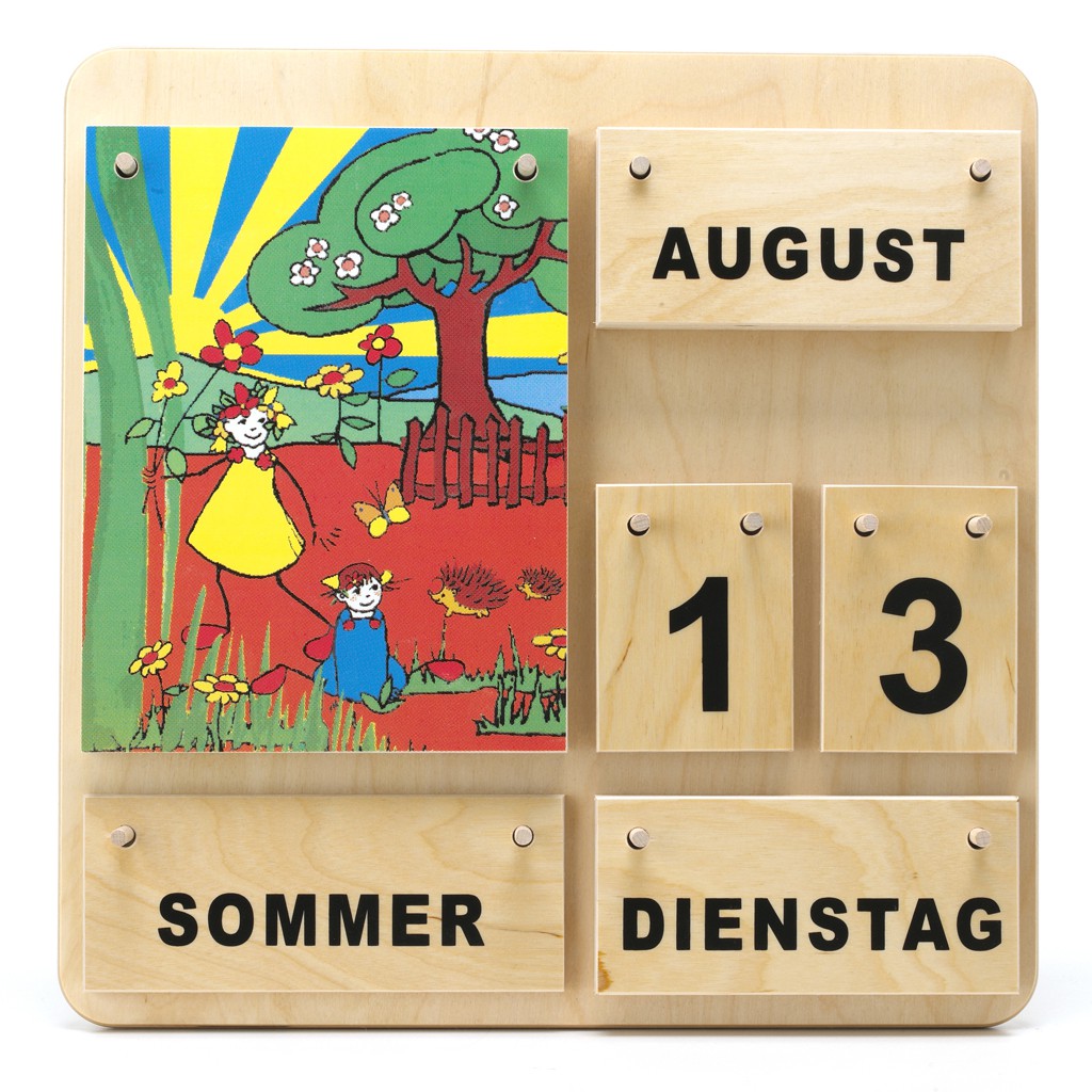 Dauerkalender aus Holz