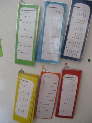 Rechenpass Montessori Rechenpass