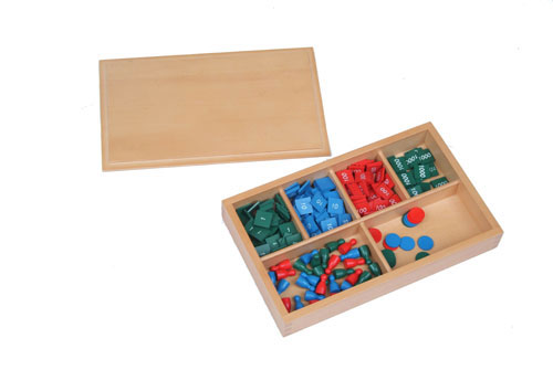 Markenspiel Das Markenspiel mit Zahlenchips aus Holz.