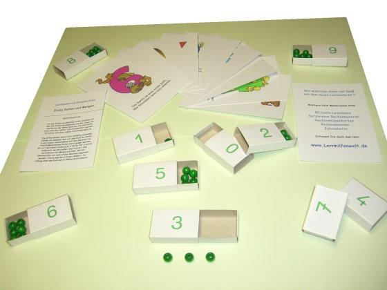 Montessori Zahlendosen Zahlendosen zum Zählen, Zuordnen und Rechnen