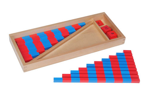Numerische Stangen - Montessori Material