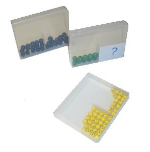 Die Schüttelbox für die Zahlenzerlegung.