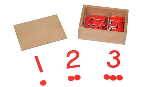 Ziffern und Chips - Montessori Material Ziffern und Chips - Montessori Material